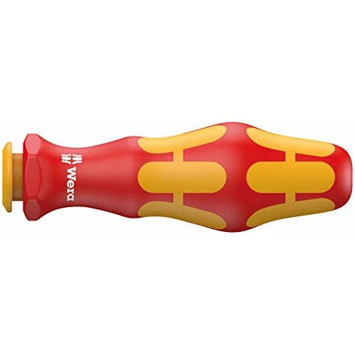 Wera 05003990001 Kraftform Kompakt VDE 817 Screwdriver Handle, For Use With Interchangeable Blades, 9mm Head, BladeLength