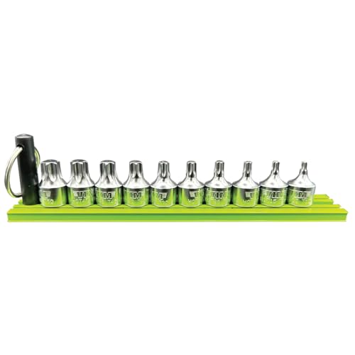 10 PIECE HALF CUT STUBBY TORX SET ON MAGRAIL