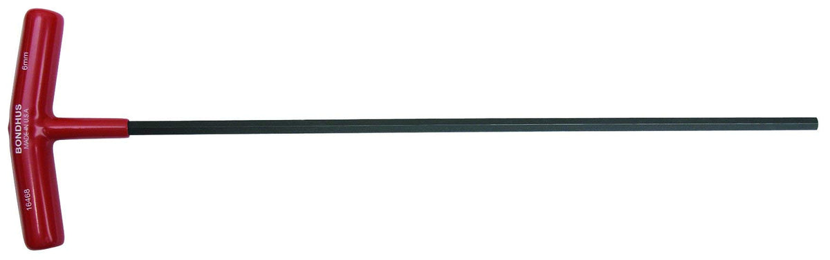 Bondhus 16468 6mm Hex End T-Handle w/ProGuard Finish
