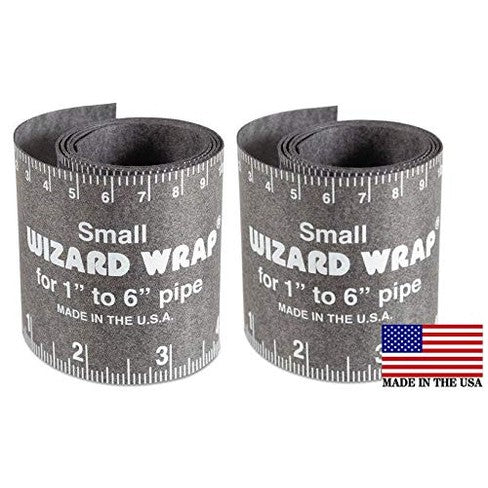 2 EACH Flange Wizard WW-16 Small Wrap 30” Long x 2-5/8” Wide For Pipe 1” to 6” Diameter