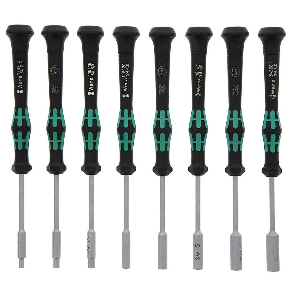 WERA - Micro Nutdriver Set 8Pc (2.5-6.0), 2069/8-5345278001