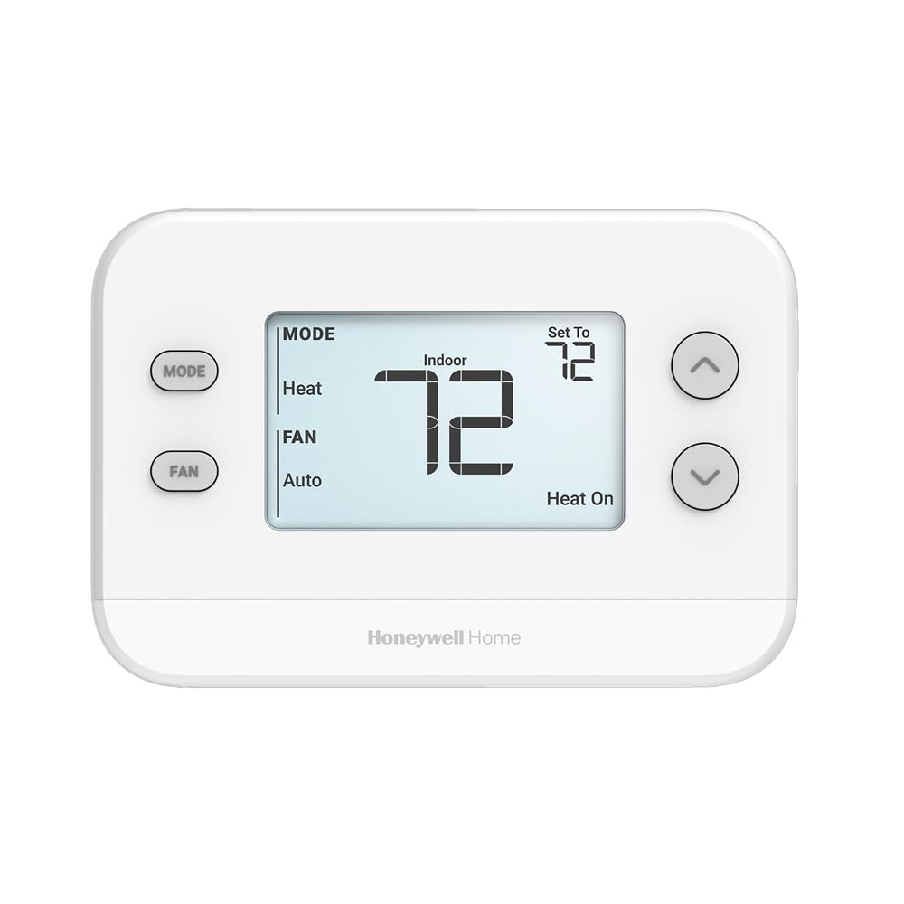 Honeywell TH1110U4000/U T4 Pro Programmable Thermostat, 1 Heat/1 Cool, Energy-Saving Temperature Control