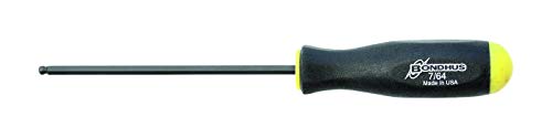 "Bondhus 10606 7/64"" Ball End Screwdriver w/ProGuard Finish, 2.9"", 2PC", multi, one size