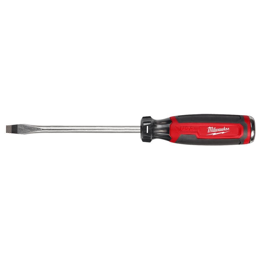 Milwaukee 5/16 in. Slotted 6 in. Demolition Flat Head Screwdriver with Cushion Grip