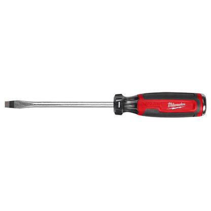 Milwaukee 5/16 in. Slotted 6 in. Demolition Flat Head Screwdriver with Cushion Grip