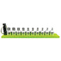 10 PIECE HALF CUT STUBBY TORX SET ON MAGRAIL
