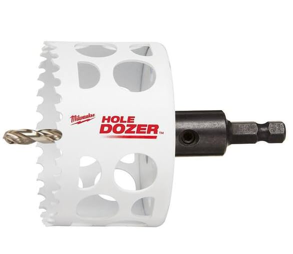 MILWAUKEE'S Hole Saw, Bi-Metal, Black, 3-3/4 in. (49-56-9643T)