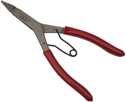 Wilde Tool G407.NP Straight Tip Lock Ring Pliers, 9 inch with Satin Finish (Satin)