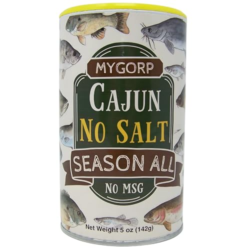 MYGORP Cajun No Salt Season All, 5 oz, Flavorful Salt Free Seasoning for Healthy Cooking