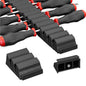 Ernst Manufacturing Screwdriver Pro - Modular Screwdriver Organizer for 26 Tools with Magnetic Base, Black - Made in the USA