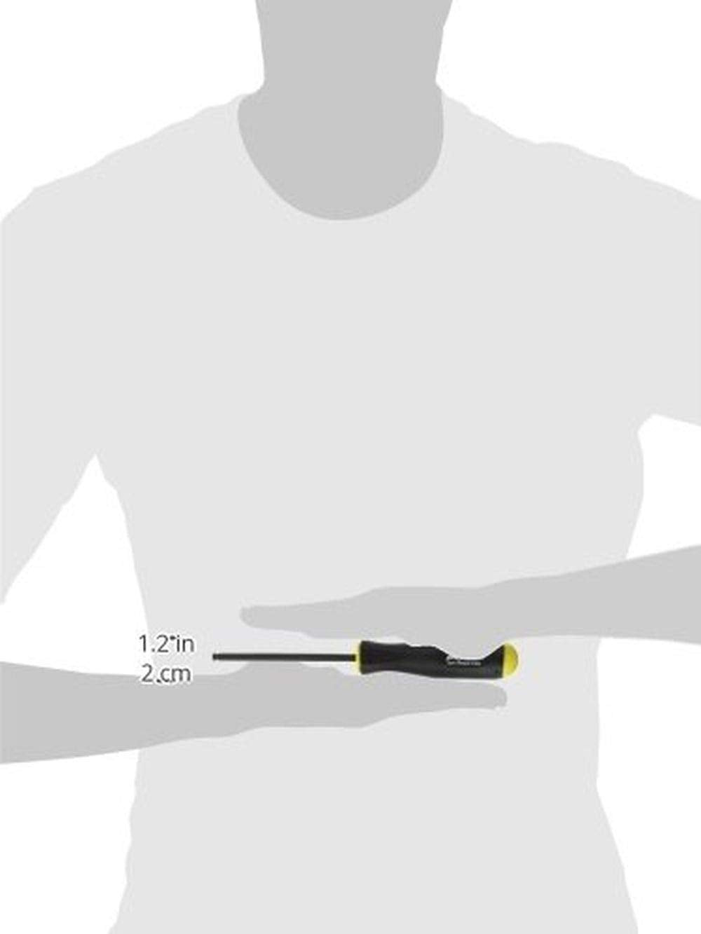 Bondhus 10610 3/16" Ball End Screwdriver w/ProGuard Finish, 3.7", 2PC