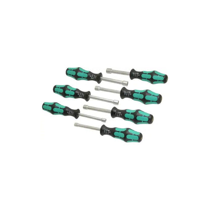 WERA - Hollow Nutdriver Set 7Pc Imperial, 395 Ho/7 3/16in. - 1/2in - 5345230001