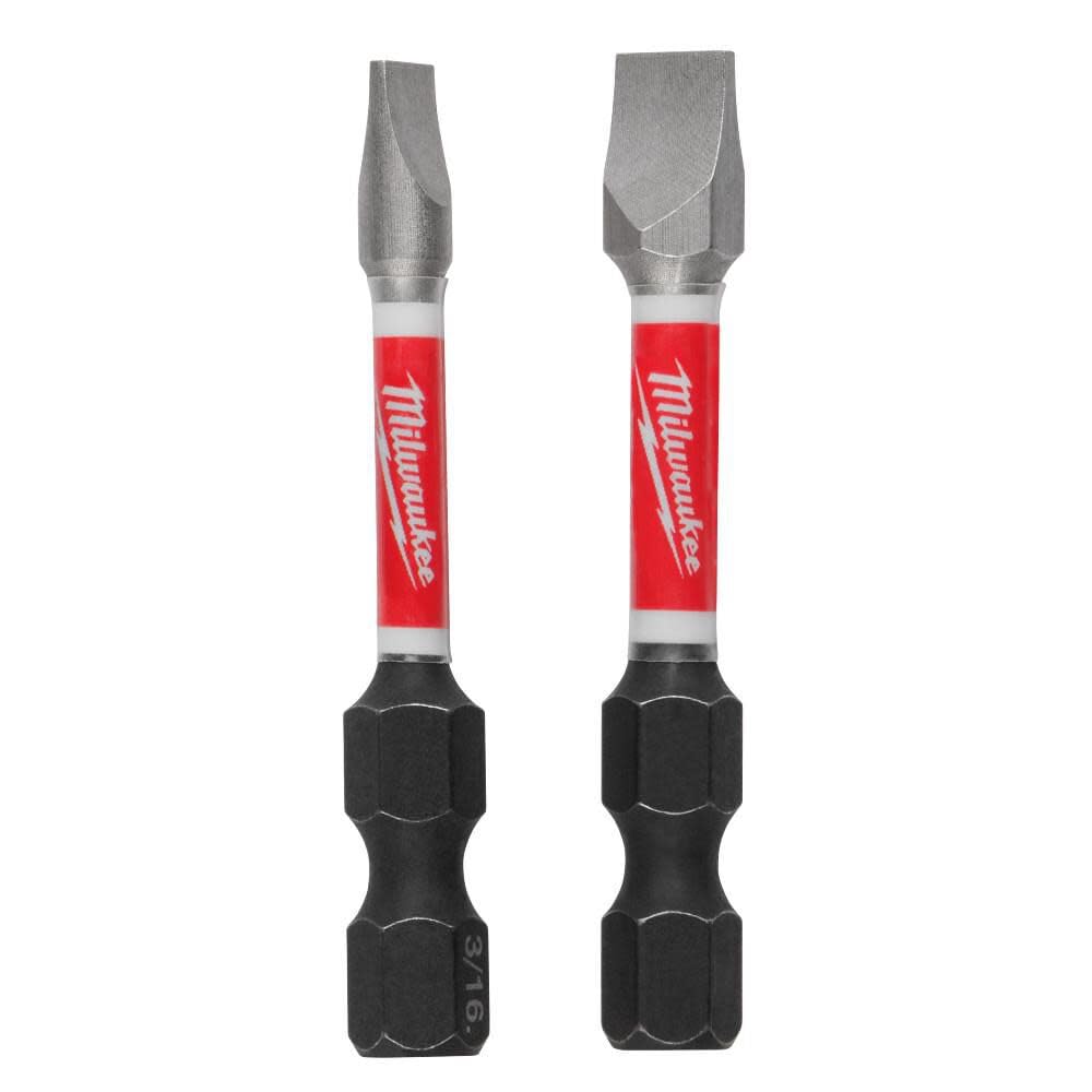 Milwaukee Accessory 48-32-4920 No8/No10 Bit Power Slotted (2 Pack)