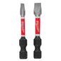 Milwaukee Accessory 48-32-4920 No8/No10 Bit Power Slotted (2 Pack)