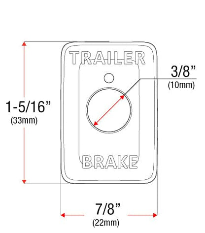 Switch Insert Panel for Toyota and Mitsubishi vehicles