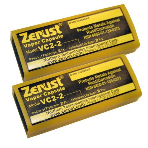 Zerust VC2-2 NoRust Vapor Capsule - Pack of 2 - Made in USA