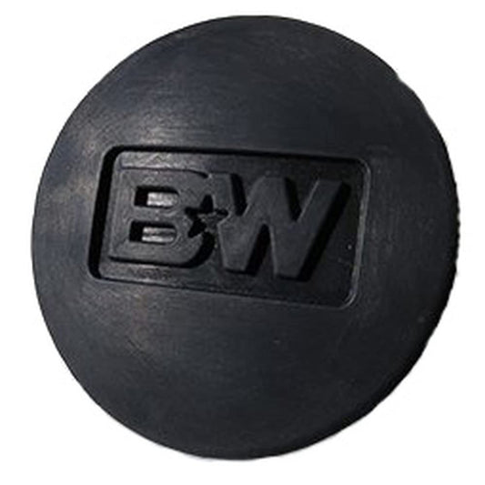 B&W Trailer Hitches Rubber Black Utilitarian Gooseneck Ball Gap Hole Cover