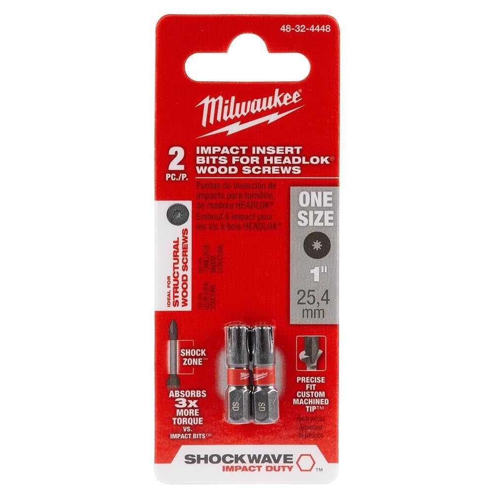 Milwaukee SHOCKWAVE 2-Piece Insert Bi