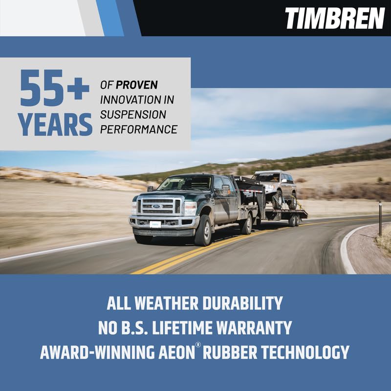 Timbren FR350SDJ SES Rear Suspension Enhancement System - 8,600 lb Load Support | Progressive Load Stability & Zero Maintenance Reliability | Levels Truck, Reduces Sag, Roll & Sway | DIY Install