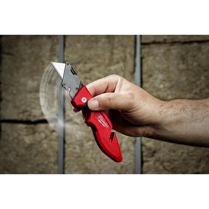 Milwaukee 48-22-1901 Fastback Press and Flip Utility Knife with Belt Clip and Onboard Wire Stripping (Set of 4)