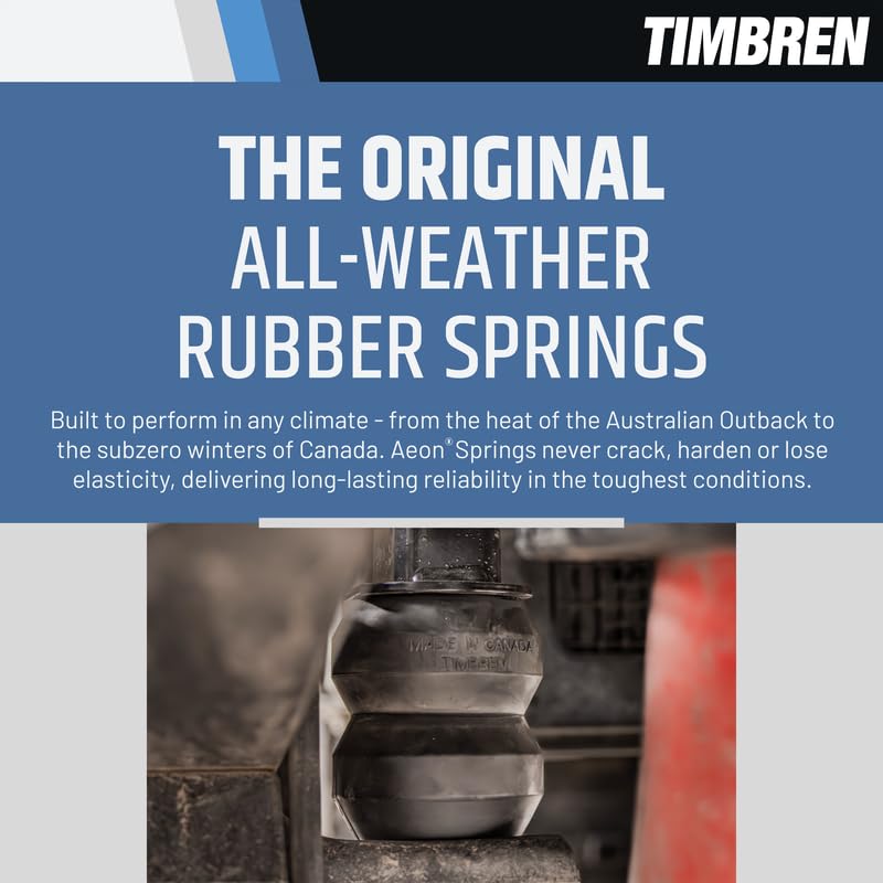 Timbren FR350SDJ SES Rear Suspension Enhancement System - 8,600 lb Load Support | Progressive Load Stability & Zero Maintenance Reliability | Levels Truck, Reduces Sag, Roll & Sway | DIY Install