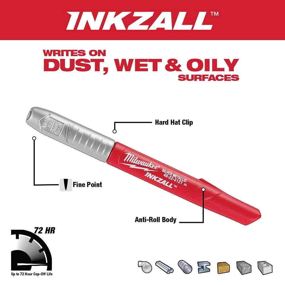 Industrial Marker, Silver/Gold, 0.05in, PK2