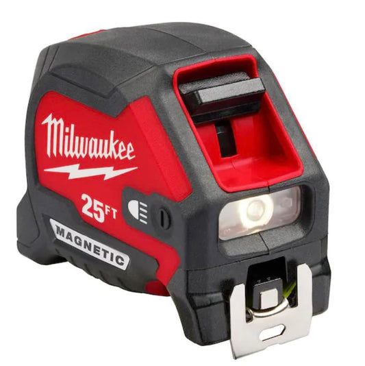 MILWAUKEE 25Ft Compact Magnetic Tape Mea