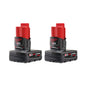 Milwaukee M12 12-Volt Lithium-Ion XC Extended Capacity 4.0 Ah Battery Pack (2-Pack)