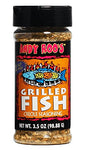 Andy Roo's Salt-Free Grilled Fish Creole Seasoning, 3.5 Ounce Shaker (Salt-Free, No MSG, All Natural Blend)