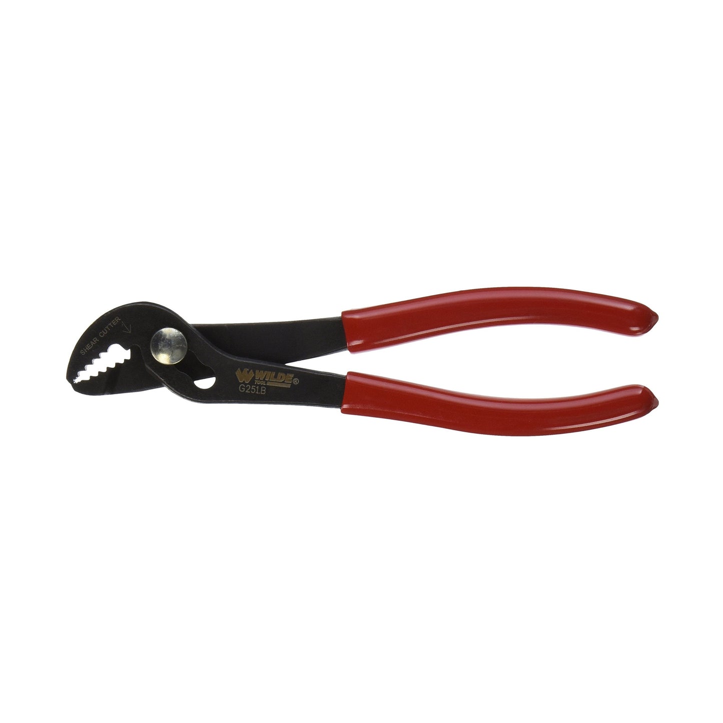 Wilde Tool Water Pump Slip Joint Pliers with Notched Nose and Knurled Handle