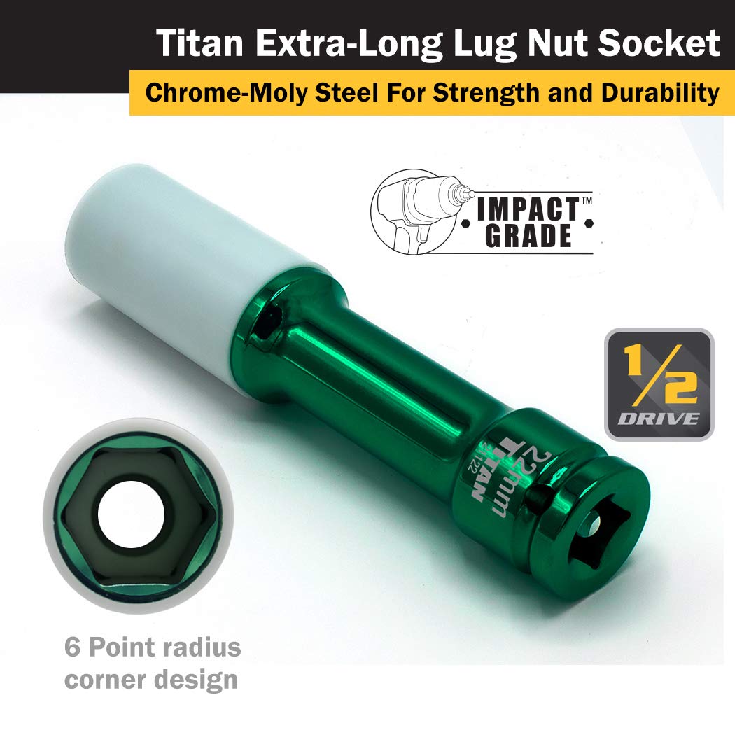 Titan Drive Non-Marring Lug Nut Socket