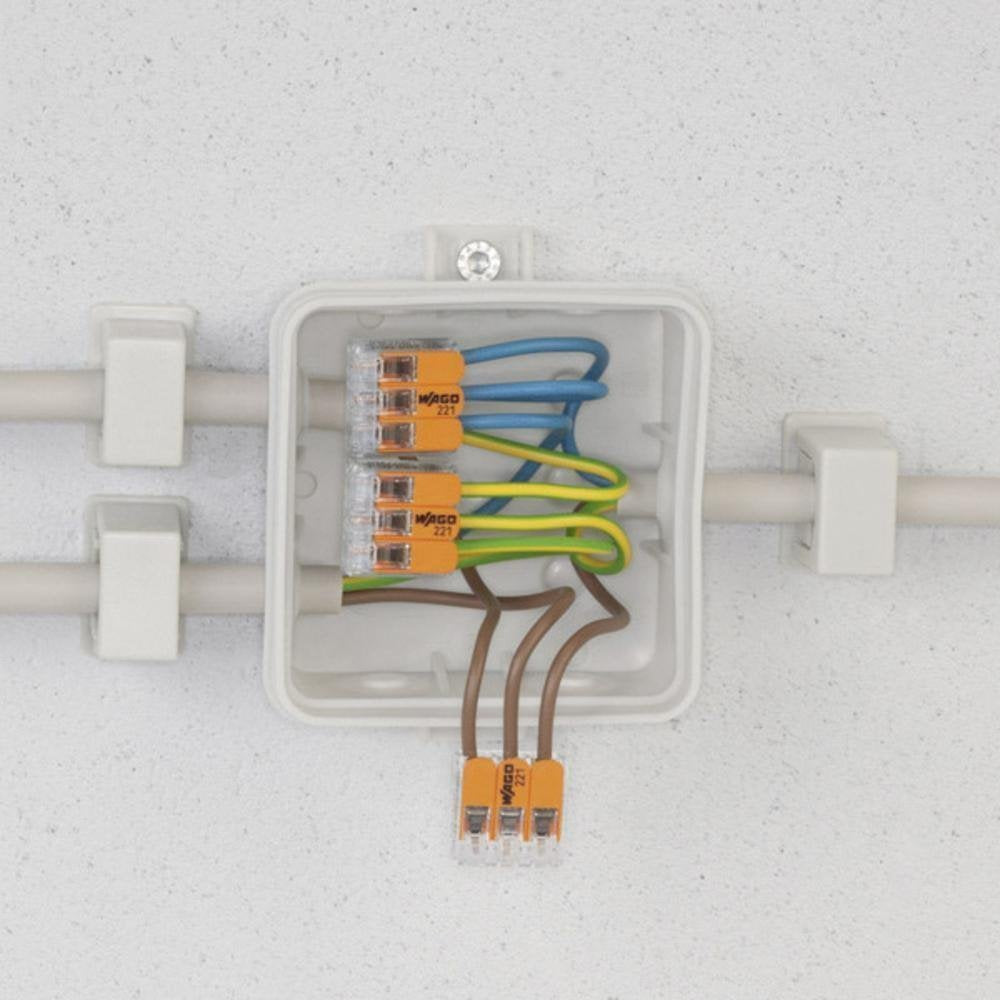 Wago 221-415 Lever-Nuts 5 Conductor Compact Connectors 50 PK