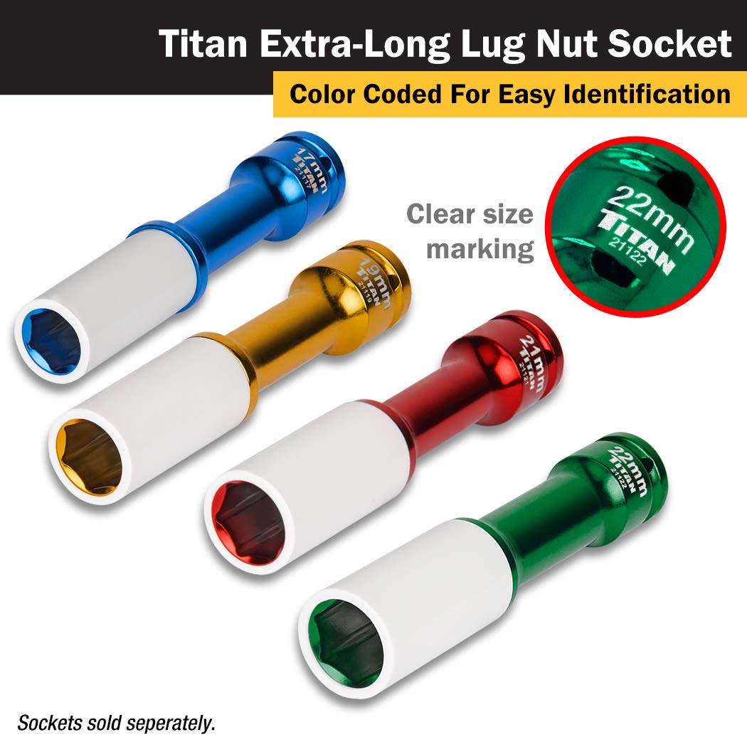 Titan Drive Non-Marring Lug Nut Socket