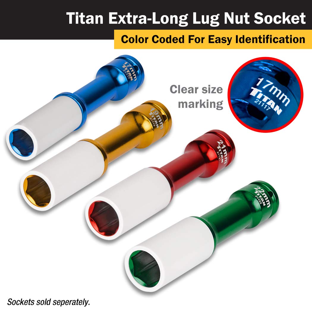 Titan Drive Non-Marring Lug Nut Socket