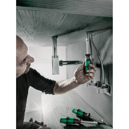 WERA - Hollow Nutdriver Set 7Pc Imperial, 395 Ho/7 3/16in. - 1/2in - 5345230001