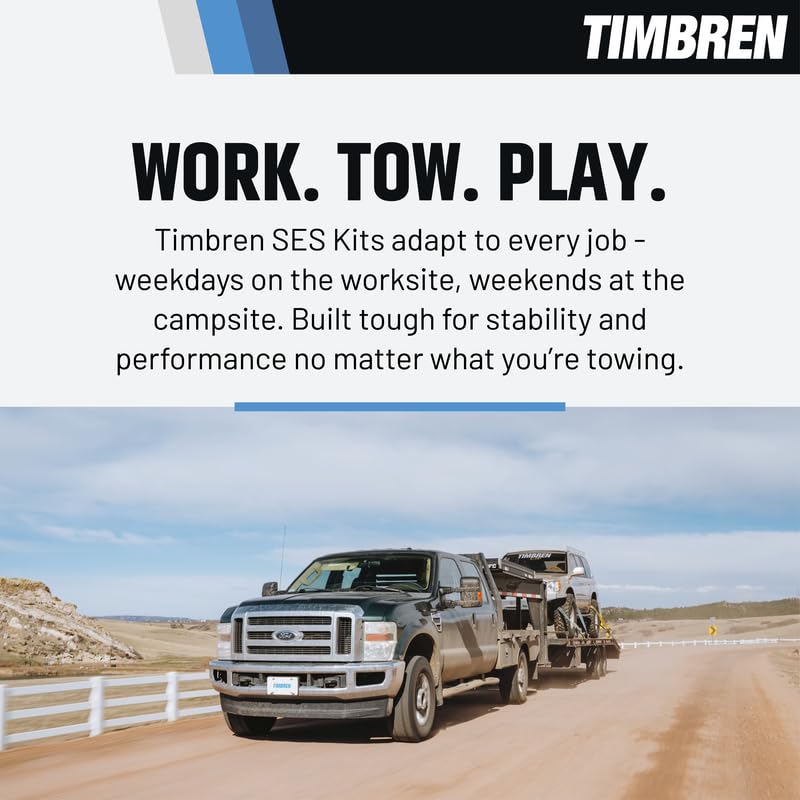 Timbren FR350SDJ SES Rear Suspension Enhancement System - 8,600 lb Load Support | Progressive Load Stability & Zero Maintenance Reliability | Levels Truck, Reduces Sag, Roll & Sway | DIY Install
