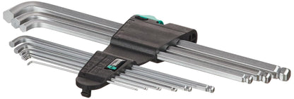 Wera(ヴェラ 950/9シリーズ Hex-Plus ステンレス/ブラックレーザー仕上げ Lキー 六角棒レンチセット