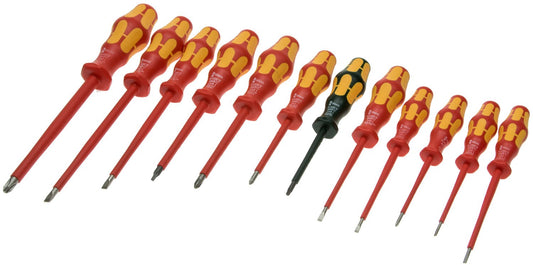 Wera - Vde Insulated Screwdriver Set 12Pc (Sl/Ph/Sq), 160I/12-5347900001