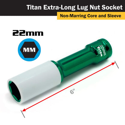 Titan Drive Non-Marring Lug Nut Socket