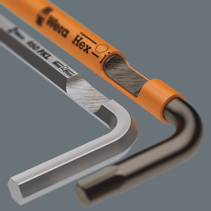 Wera 3950/9 Series Hex-Plus Inch Multi Color Large Key Hex Wrench Set