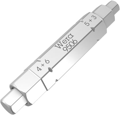 Wera - 05073201001-4-in-1 Bit, 9506 SB 4-in-1 Bit 1, 3, 4, 5, 6 x 37 mm