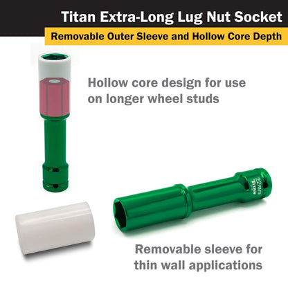 Titan Drive Non-Marring Lug Nut Socket