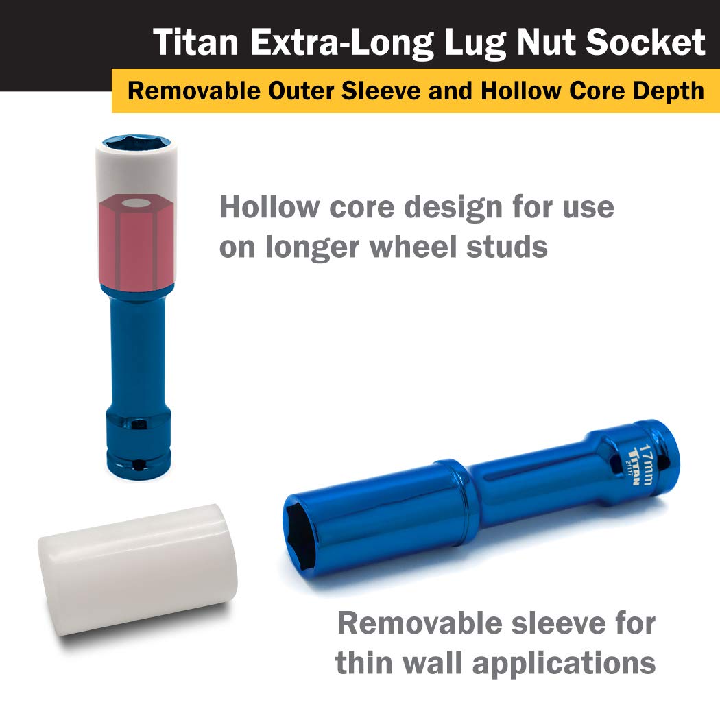Titan Drive Non-Marring Lug Nut Socket