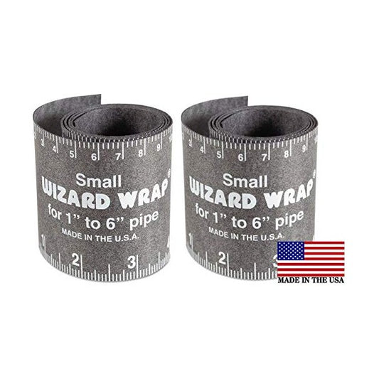 2 EACH Flange Wizard WW-16 Small Wrap 30” Long x 2-5/8” Wide For Pipe 1” to 6” Diameter