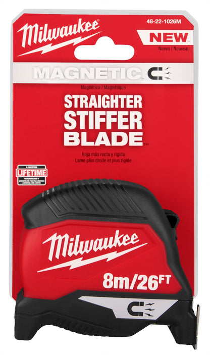 Milwaukee Tape 08 Mt w/Magnet - 48-22-1026M
