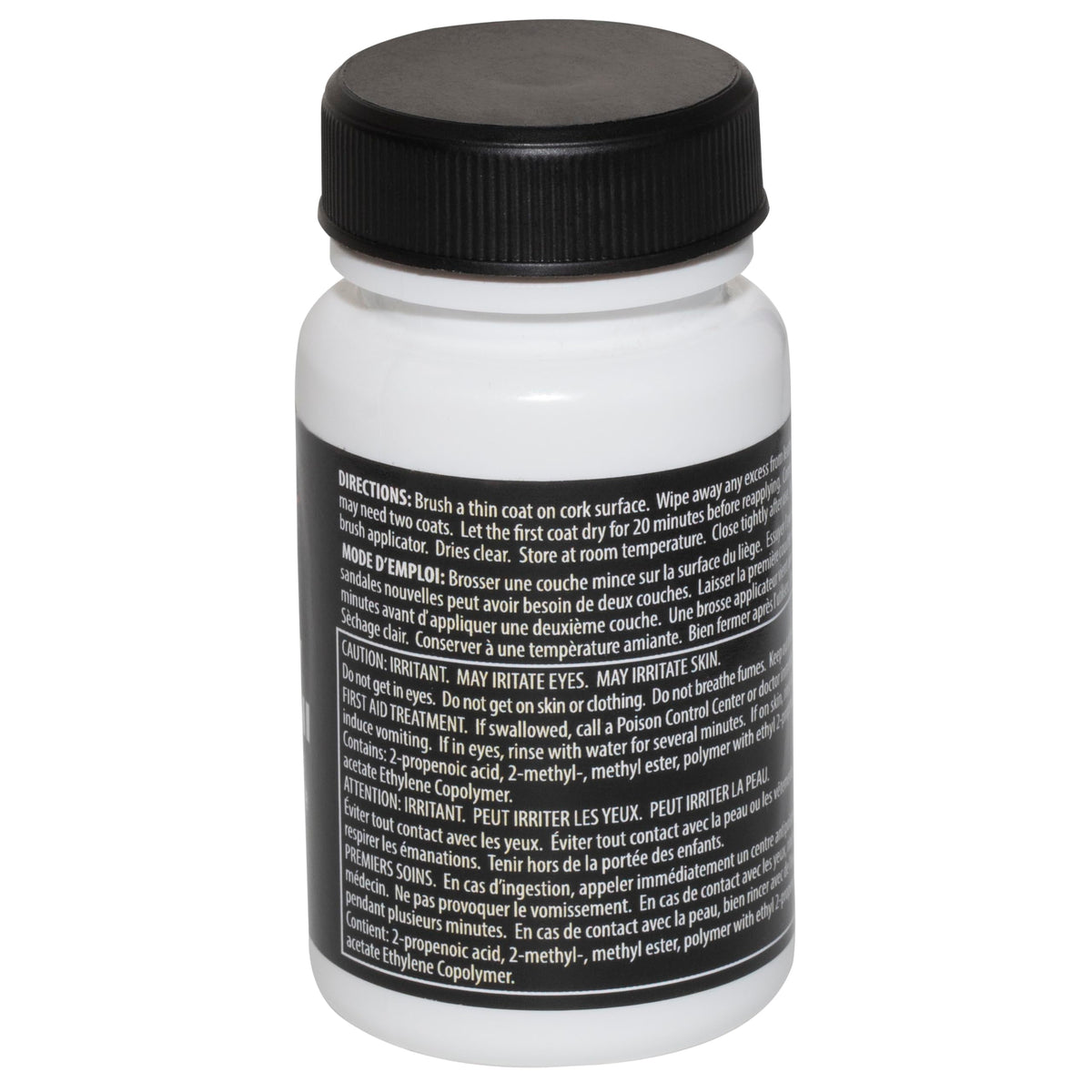Kelly's Cork Renew Sealer (2.2 fl oz) - Waterproof & Protect Cork Surfaces w/ Brush Applicator - Water Based Formula Dries Clear, Prevents Drying & Breaking Down of Sandles, Shoes, Fishing Rod, Coasters