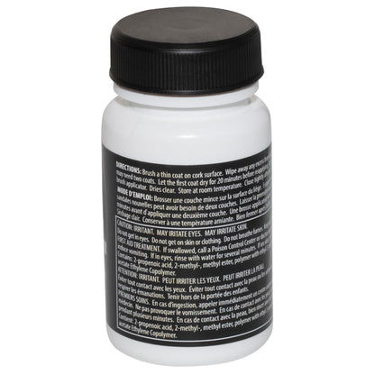 Kelly's Cork Renew Sealer (2.2 fl oz) - Waterproof & Protect Cork Surfaces w/ Brush Applicator - Water Based Formula Dries Clear, Prevents Drying & Breaking Down of Sandles, Shoes, Fishing Rod, Coasters