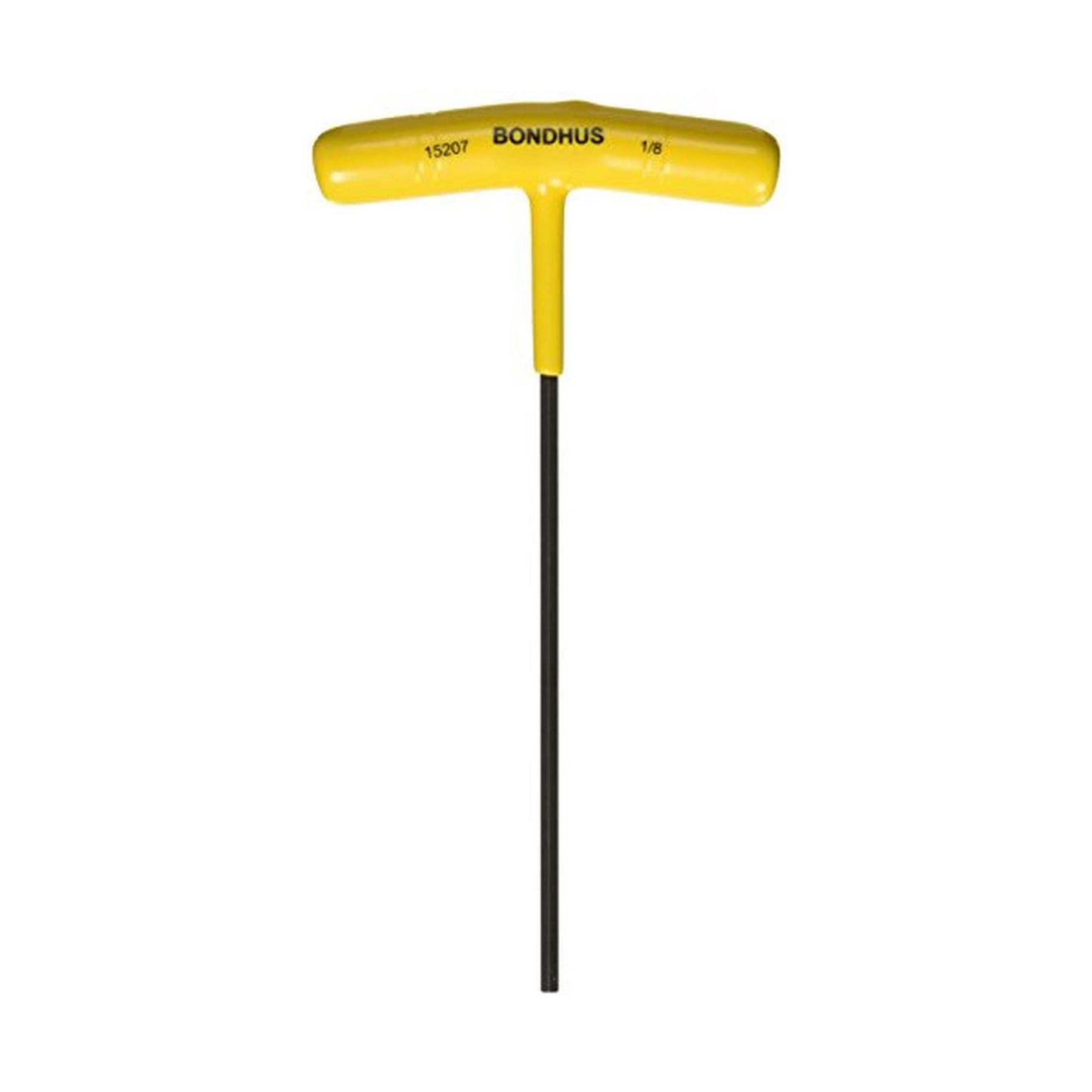 Bondhus 45207 1/8" Hex Tip T-Handle w/ProGuard Finish, 6"