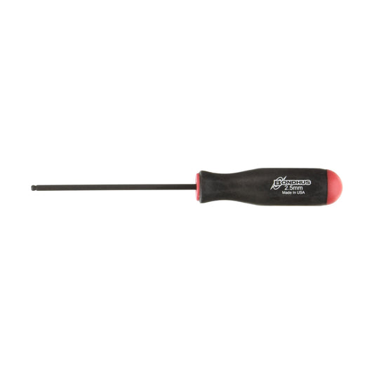 Bondhus 10654 2.5mm Ball End Screwdriver with ProGuard Finish, 2.7", 2-Piece