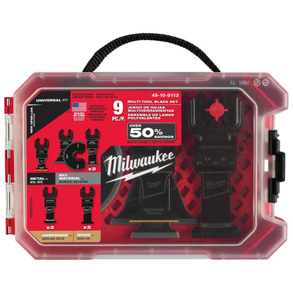 Milwaukee Electric - Open-LOK 9PC Multi-Tool Blade KIT
